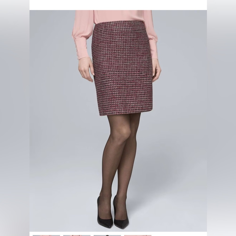 WHBM Tweed Boot Skirt • Size 6 •